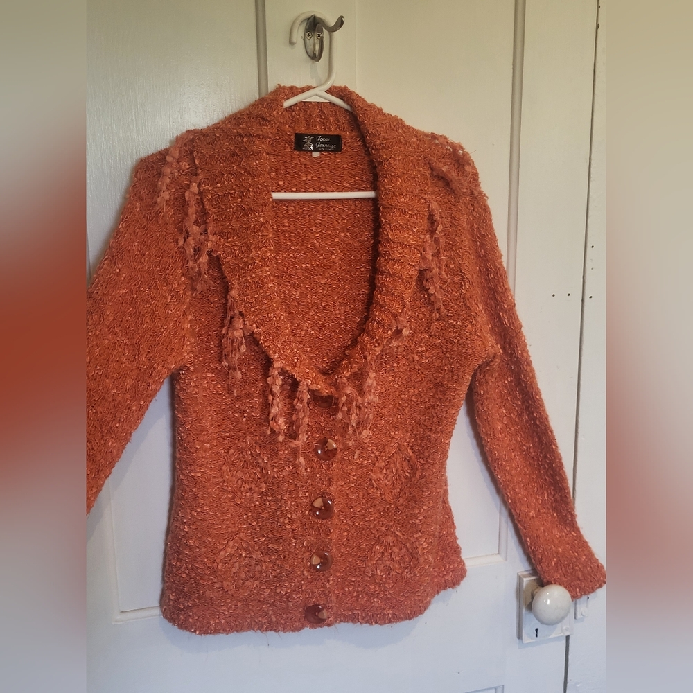 Women's Orange Sweater